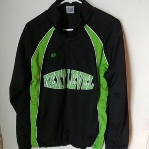 25 Apparel Jacket Full Zip Sport Black/Neon Green